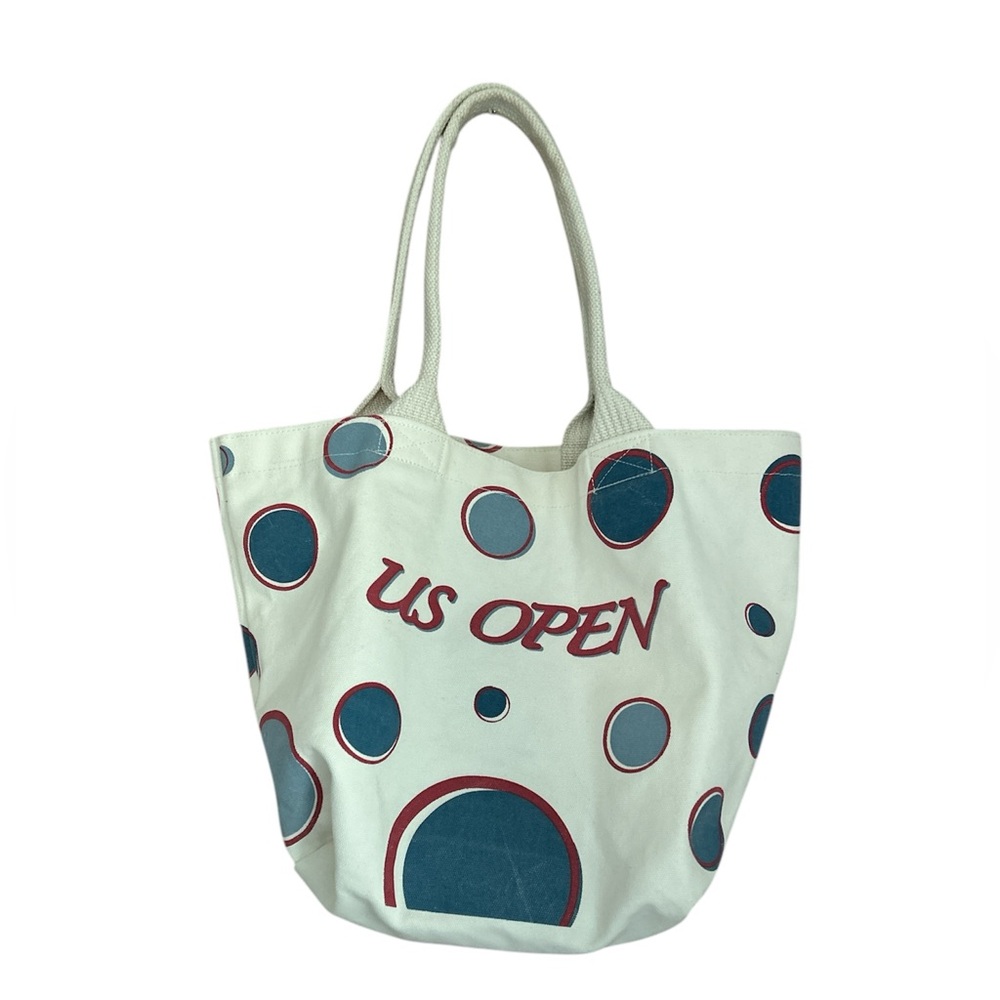 US Open Tennis Canvas Tote Bag Casual size OS 
Tennis Sport Active